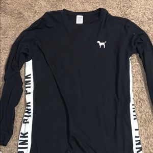 Long sleeve Pink shirt.